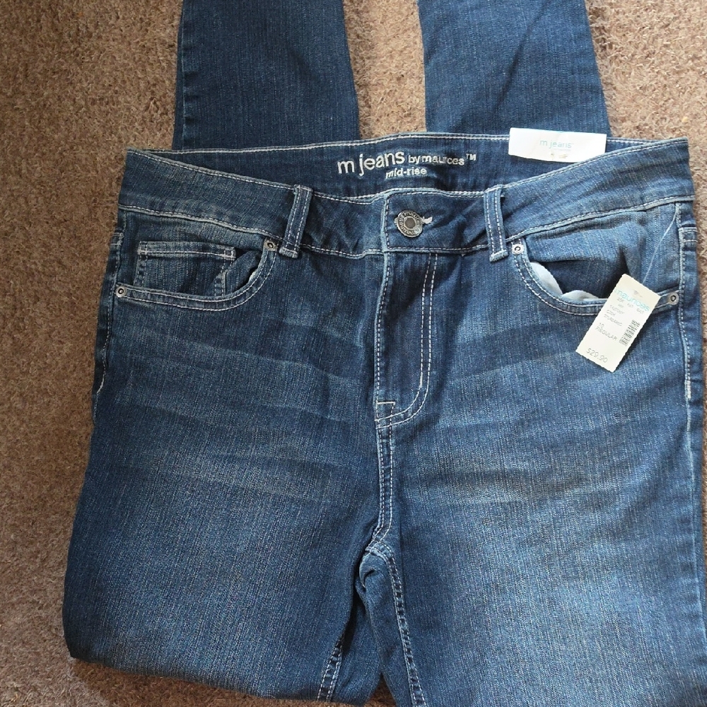 Maurices Women's Dark Blue High Rise Jeans